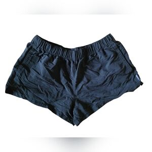 Patagonia Black Drawstring Running Shorts Size M EUC